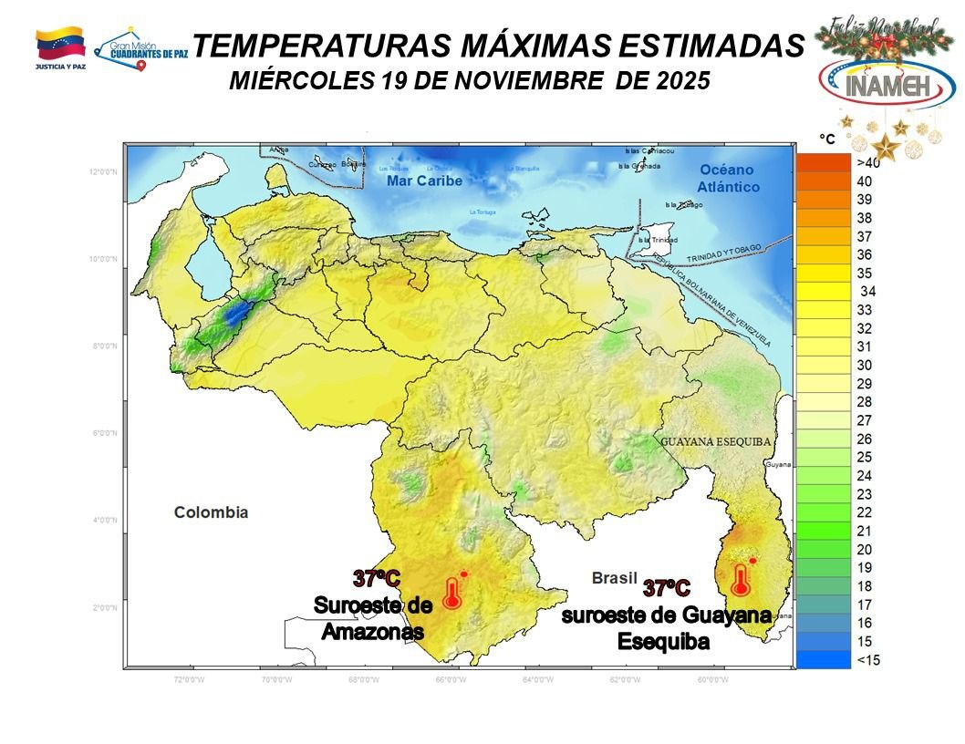 Venezuela amanece con nubosidad-2-3