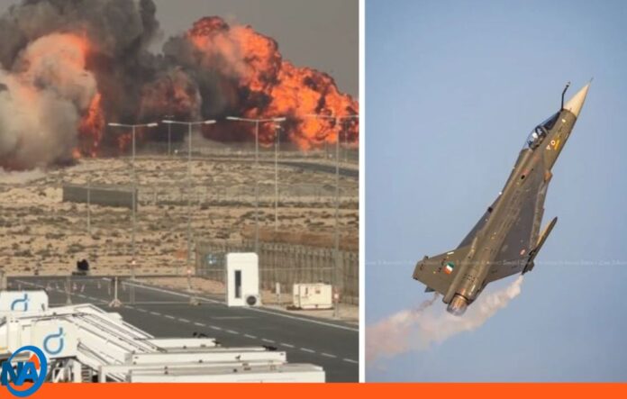 accidente Dubai Airshow