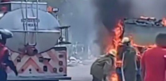autobús incendio Cumaná