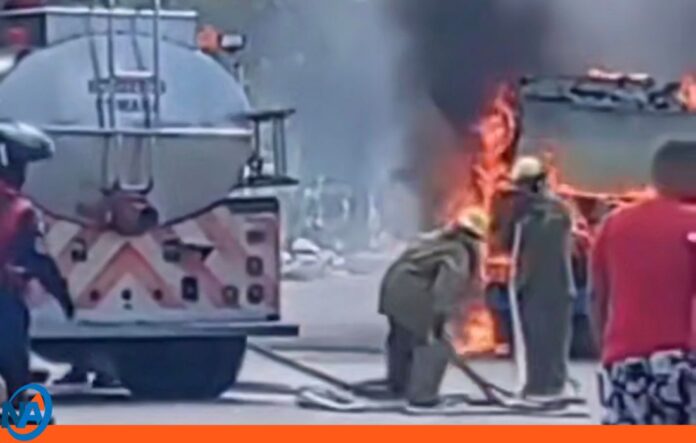 autobús incendio Cumaná autobús incendio Cumaná