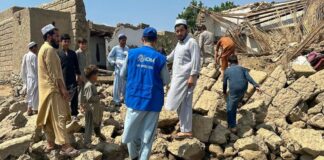 Terremoto sacude en Afganistán