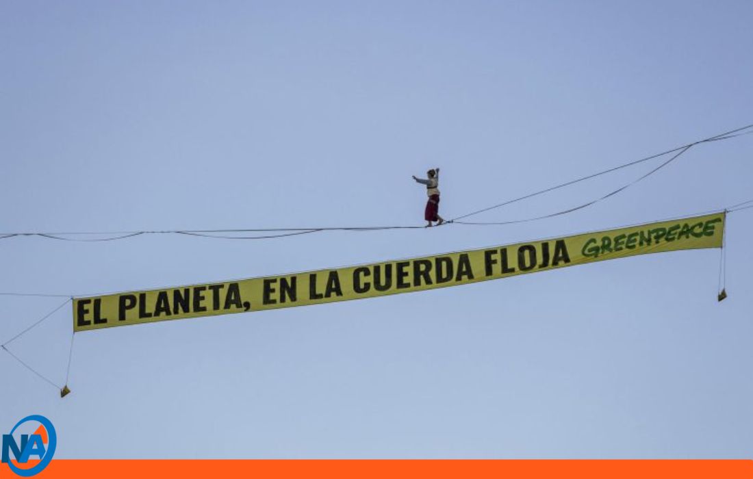 Protesta Greenpeace en Madrid por justicia climática-1-1