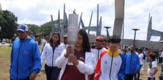 Encendido Fuego Patrio de III Juegos Deportivos Nacionales Comunales 2025