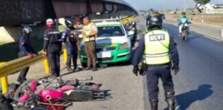 Motorizado fallece accidente Autopista Regional del Centro