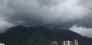 Venezuela amanece nublada