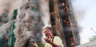 Hong Kong Feroz incendio