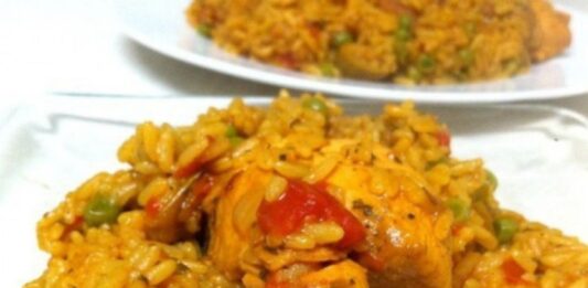 Receta del arroz con pollo
