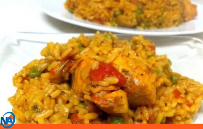 Receta del arroz con pollo