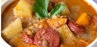 lentejas con chorizo