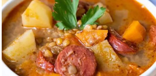lentejas con chorizo