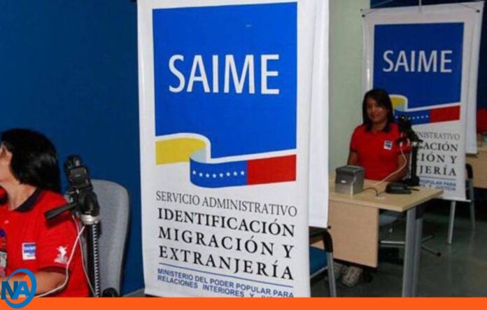 SAIME jornada nacional de cedulación SAIME jornada nacional de cedulación