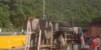 Siniestro vial en Autopista Valencia-Puerto Cabello