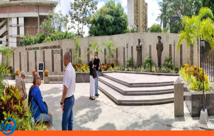 Inaugurada Plaza Santa Madre Carmen de Venezuela