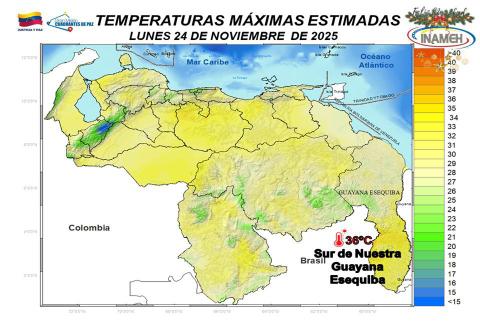  Clima para hoy 24 de Noviembre de 2025-2-2