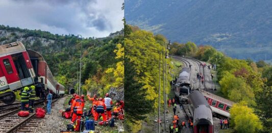 colisión de trenes Eslovaquia
