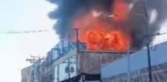 incendio local Los Guajiros