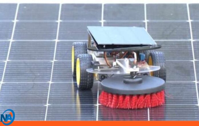 robot limpiador paneles solares Venezuela
