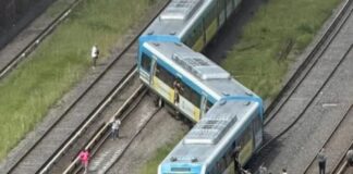 tren descarriló Buenos Aires