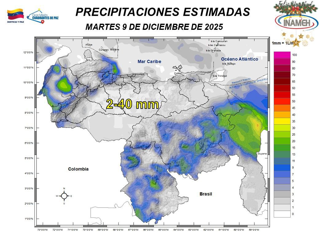 Así amanece Venezuela según INAMEH--2-2