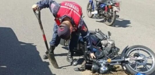 accidente moto Caracas