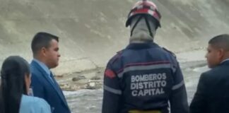 bomberos cuerpo sin vida río guaire