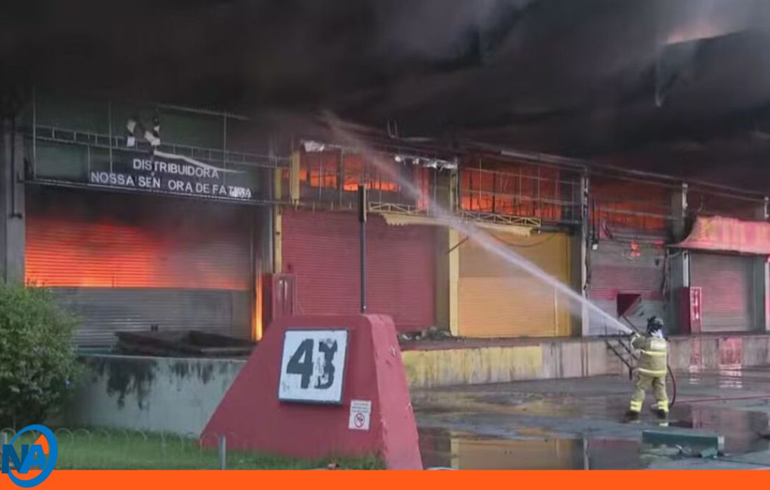 Incendio Centro Estatal de Abastecimiento Río de Janeiro