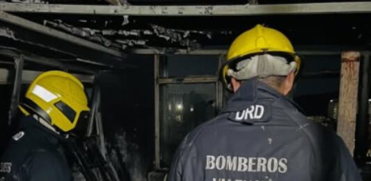 Incendio en edificio en Valencia