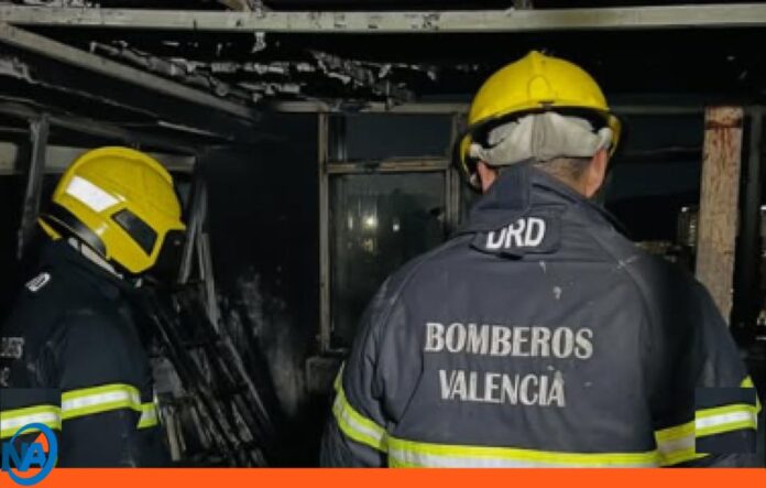 Incendio en edificio en Valencia