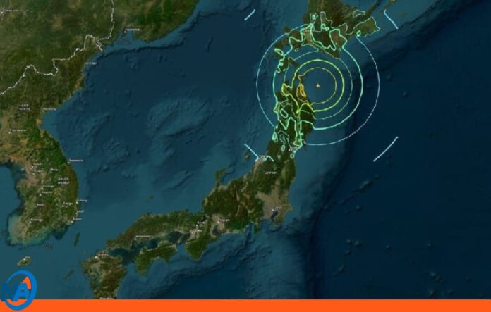 Fuerte sismo Costa Norte de Japón