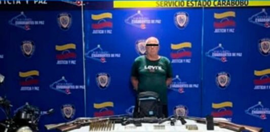 Detenido en Carabobo tráfico de armas