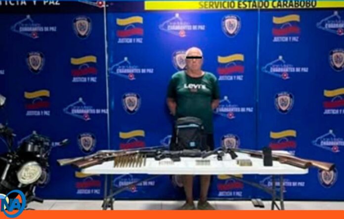 Detenido en Carabobo tráfico de armas Detenido en Carabobo tráfico de armas