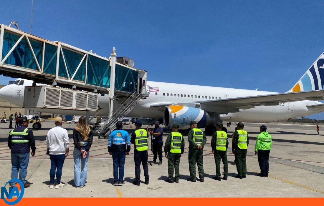 Arriban 218 Venezolanos al país 