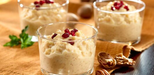 Arroz con leche navideño
