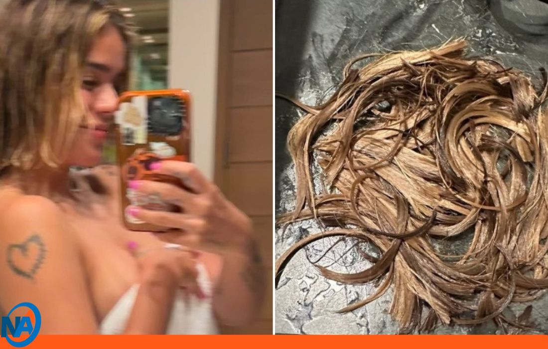 Karol G con un cambio de imagen en hawai