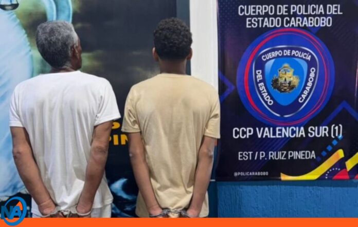 Policía de Carabobo captura a dos sujetos