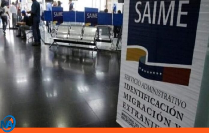 SAIME anuncia los días que no trabajará