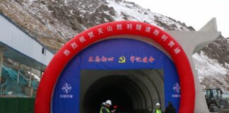 China inaugurará túnel más largo del mundo