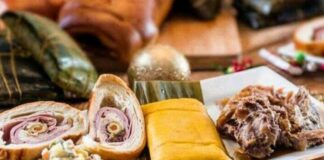 Plato navideño saludable y light
