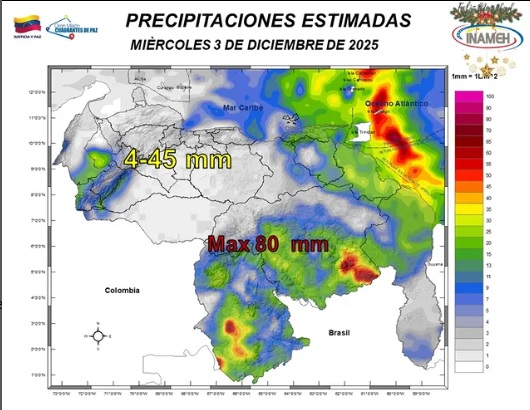 Así amanece Venezuela hoy 3 de diciembre-1-1