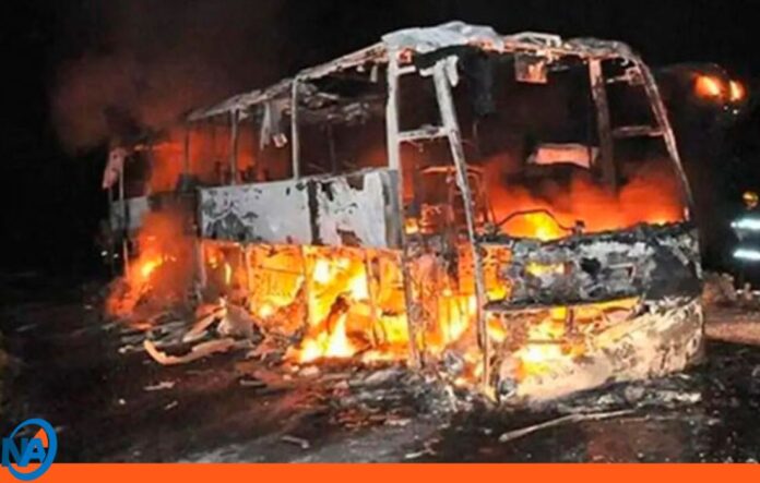incendio autobús Yaracuy incendio autobús Yaracuy