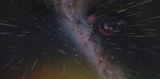 lluvia de meteoros gemínidas
