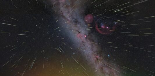 lluvia de meteoros gemínidas