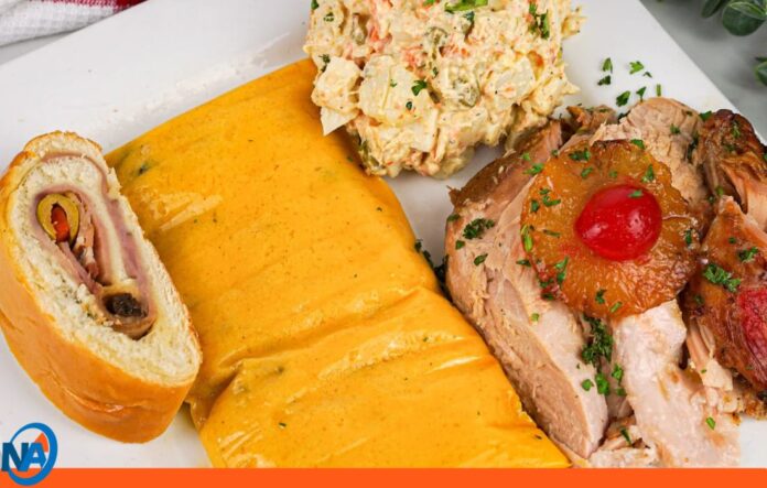 plato navideño calorías