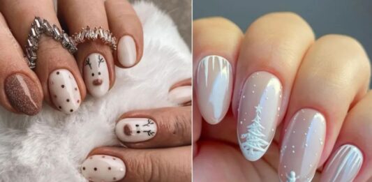 uñas navideñas 2025