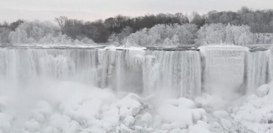 Cataratas del Niágara congeladas