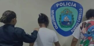 Detenida pareja en Puerto Cabello