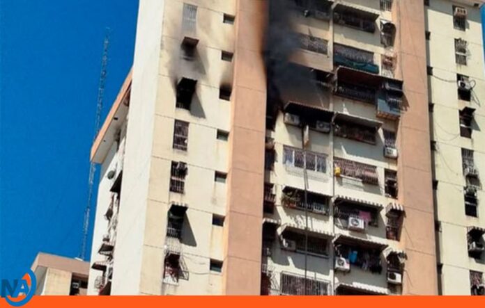 Mujer fallece tras incendio en apartamento Maracay