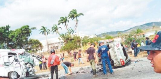 choque Yaracuy fallecidos