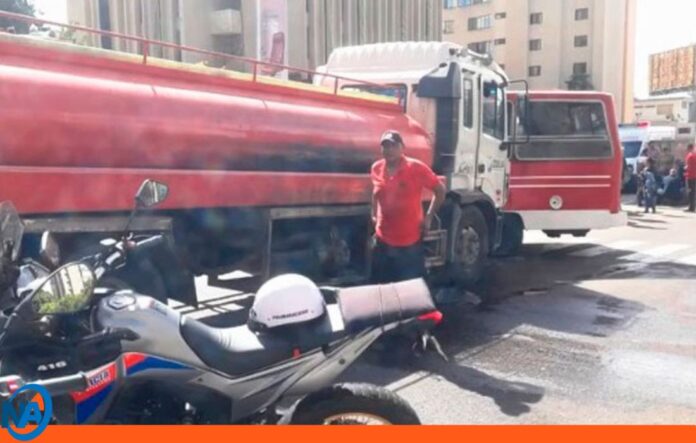 choque bus cisterna Maracaibo