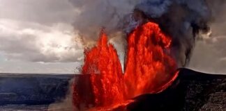 Volcán Kilauea erupción en Hawái